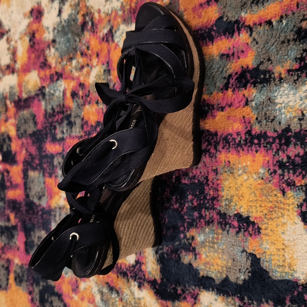 WHBM Open Toe Wedges